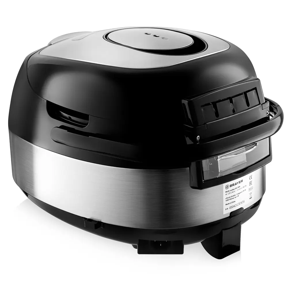 Фото 7 Мультиварка Brayer BR2404 5 л 16 программ цвет серо-черный Фото 7 Мультиварка Brayer BR2404 5 л 16 программ цвет серо-черный