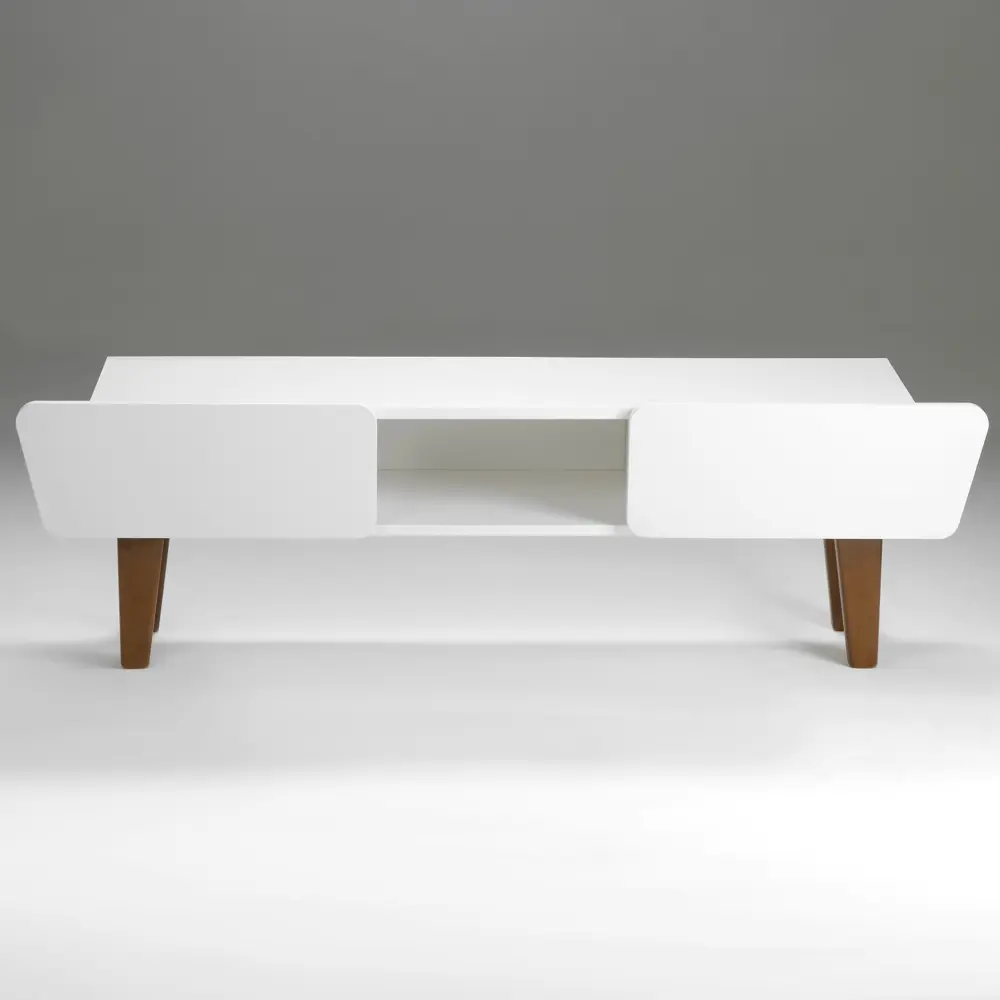 Фото 3 Тумба под телевизор Клик мебель 9430758 140x41x34 см ЛДСП цвет белый Фото 3 Тумба под телевизор Клик мебель 9430758 140x41x34 см ЛДСП цвет белый