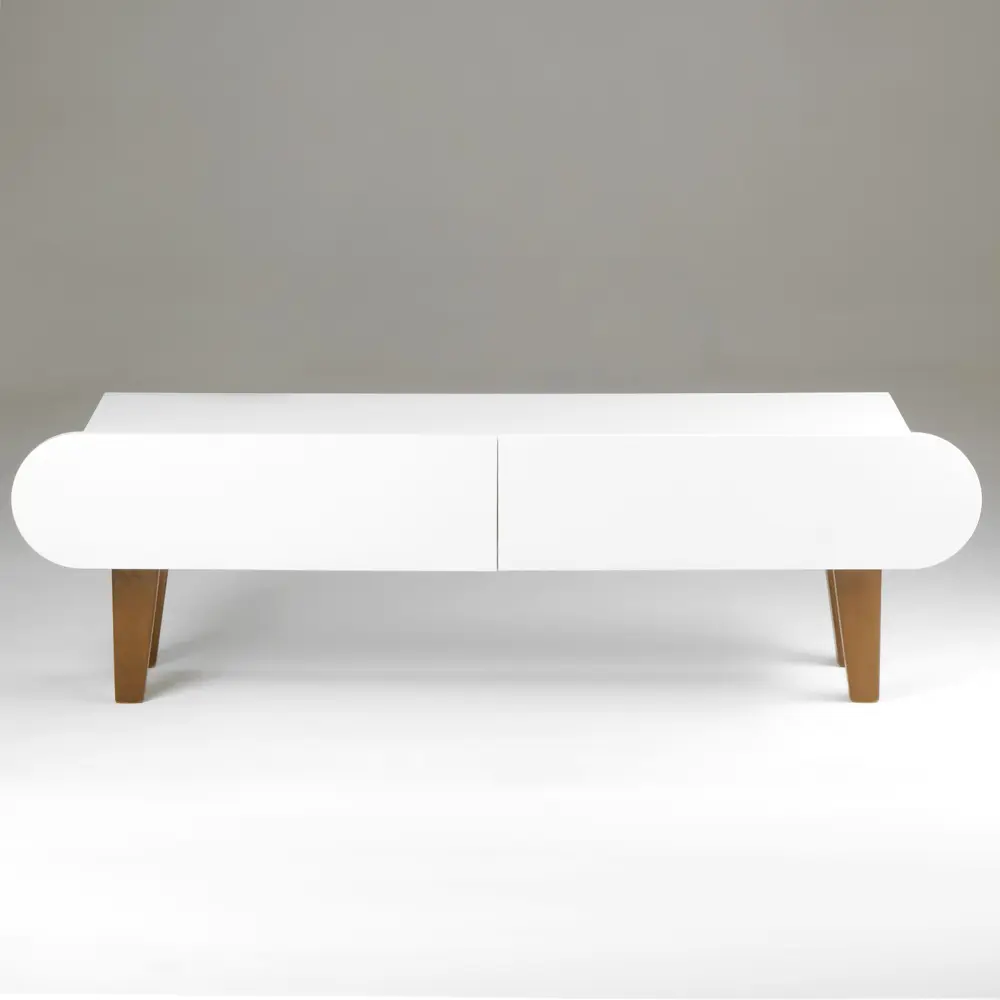 Фото 3 Тумба под телевизор Клик мебель 9430761 140x41x34 см ЛДСП цвет белый Фото 3 Тумба под телевизор Клик мебель 9430761 140x41x34 см ЛДСП цвет белый