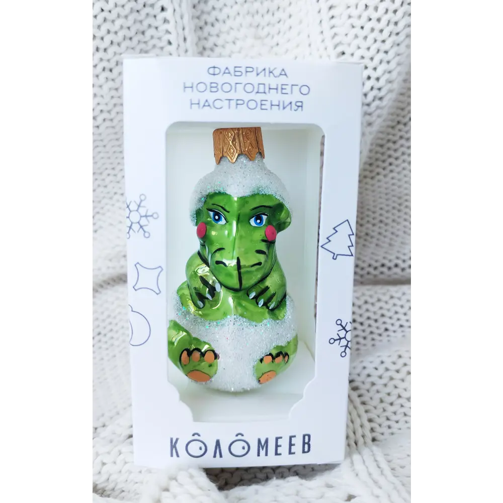 Фото Елочная игрушка Дракоша в скорлупе 2 Коломеев ФУ-400/2 6 см х 4 см разноцветный Фото Елочная игрушка Дракоша в скорлупе 2 Коломеев ФУ-400/2 6 см х 4 см разноцветный