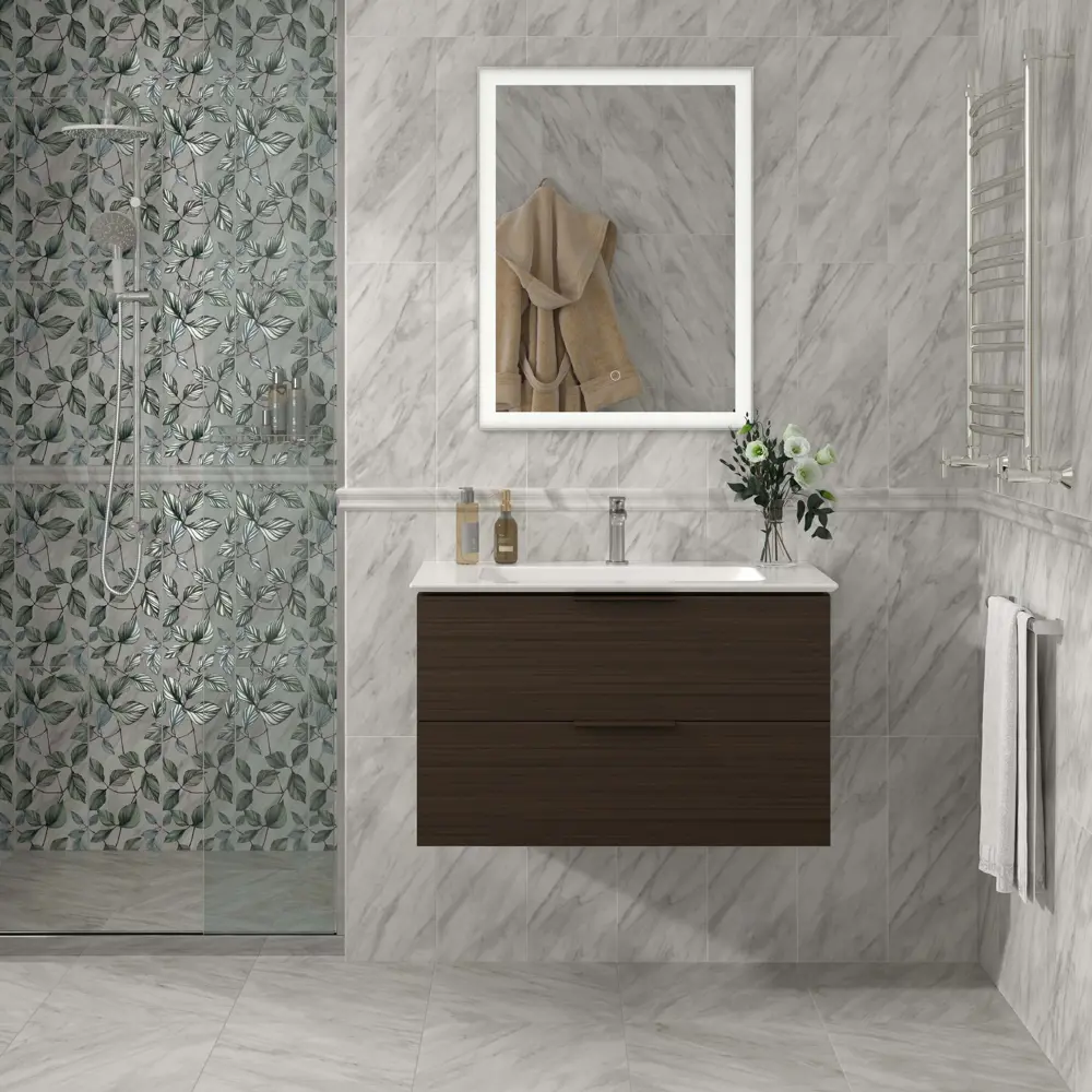 Фото 4 Бордюр настенный Kerama Marazzi Кремона VT/A588/7234 50x6.3 см матовый цвет белый зеленый синий Фото 4 Бордюр настенный Kerama Marazzi Кремона VT/A588/7234 50x6.3 см матовый цвет белый зеленый синий