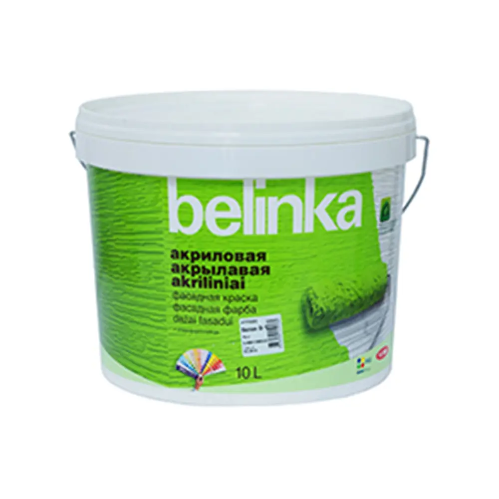 Фото Краска фасадная Belinкa акриловая матовая база B2 9.3 л Фото Краска фасадная Belinкa акриловая матовая база B2 9.3 л