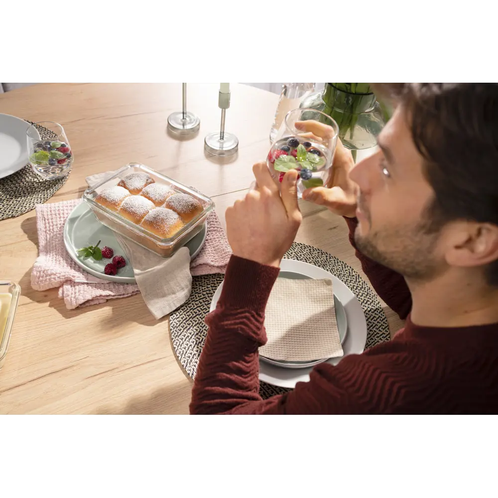 Фото 18 Контейнер для пищевых продуктов Tefal 1.3 л стекло цвет красный/прозрачный
