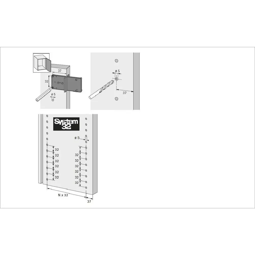 Фото 8 Шаблон разметочный Hettich Multiblue MP00316 для петель и стяжек Фото 8 Шаблон разметочный Hettich Multiblue MP00316 для петель и стяжек