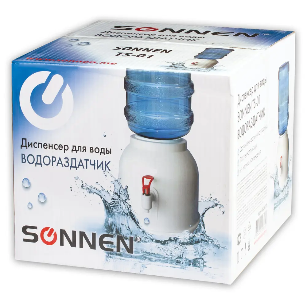 Фото 7 Кулер-водораздатчик без нагрева и охлаждения, Sonnen Ts-01, настольный 452417 Фото 7 Кулер-водораздатчик без нагрева и охлаждения, Sonnen Ts-01, настольный 452417