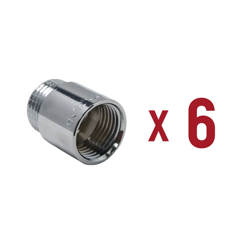 Фото Удлинитель Aqualink 1/2"x1/2" ВР-НР латунь 6 шт k18874 Фото Удлинитель Aqualink 1/2"x1/2" ВР-НР латунь 6 шт k18874