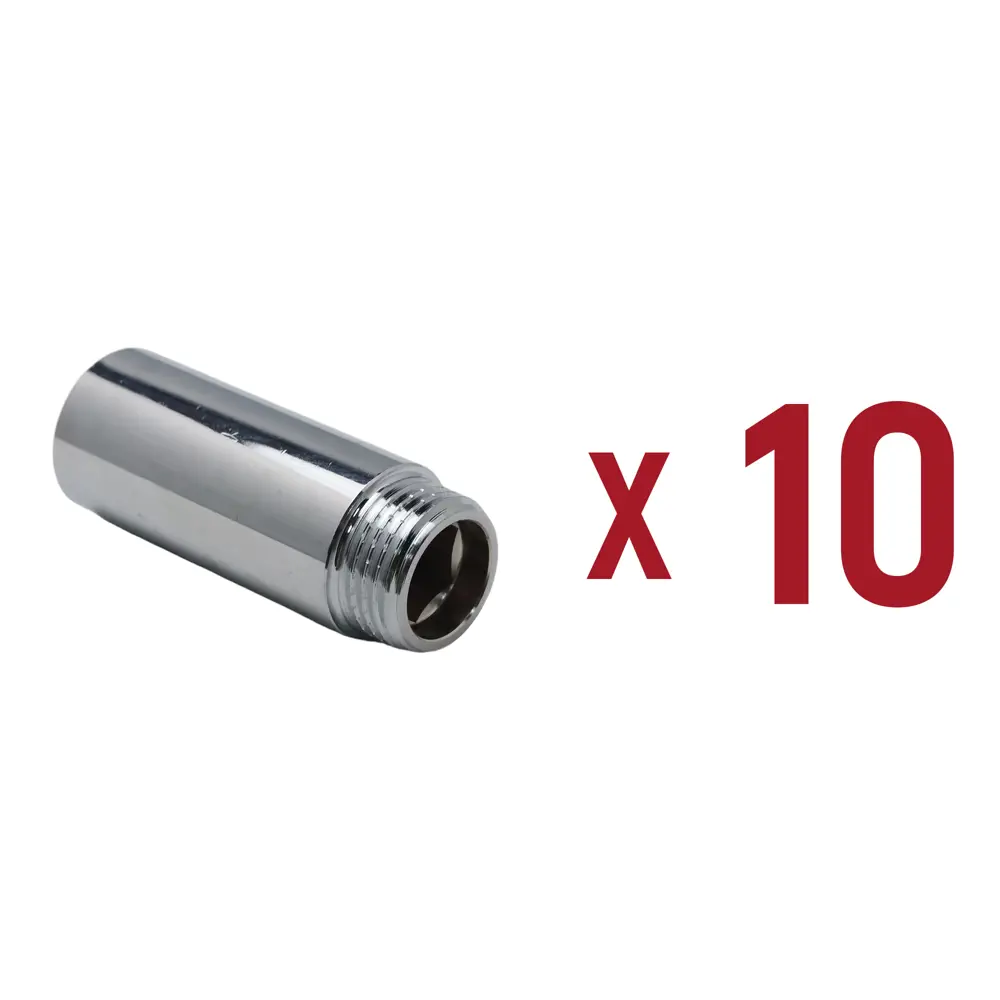 Фото Удлинитель Aqualink 1/2"x1/2" ВР-НР латунь 10 шт k18900 Фото Удлинитель Aqualink 1/2"x1/2" ВР-НР латунь 10 шт k18900