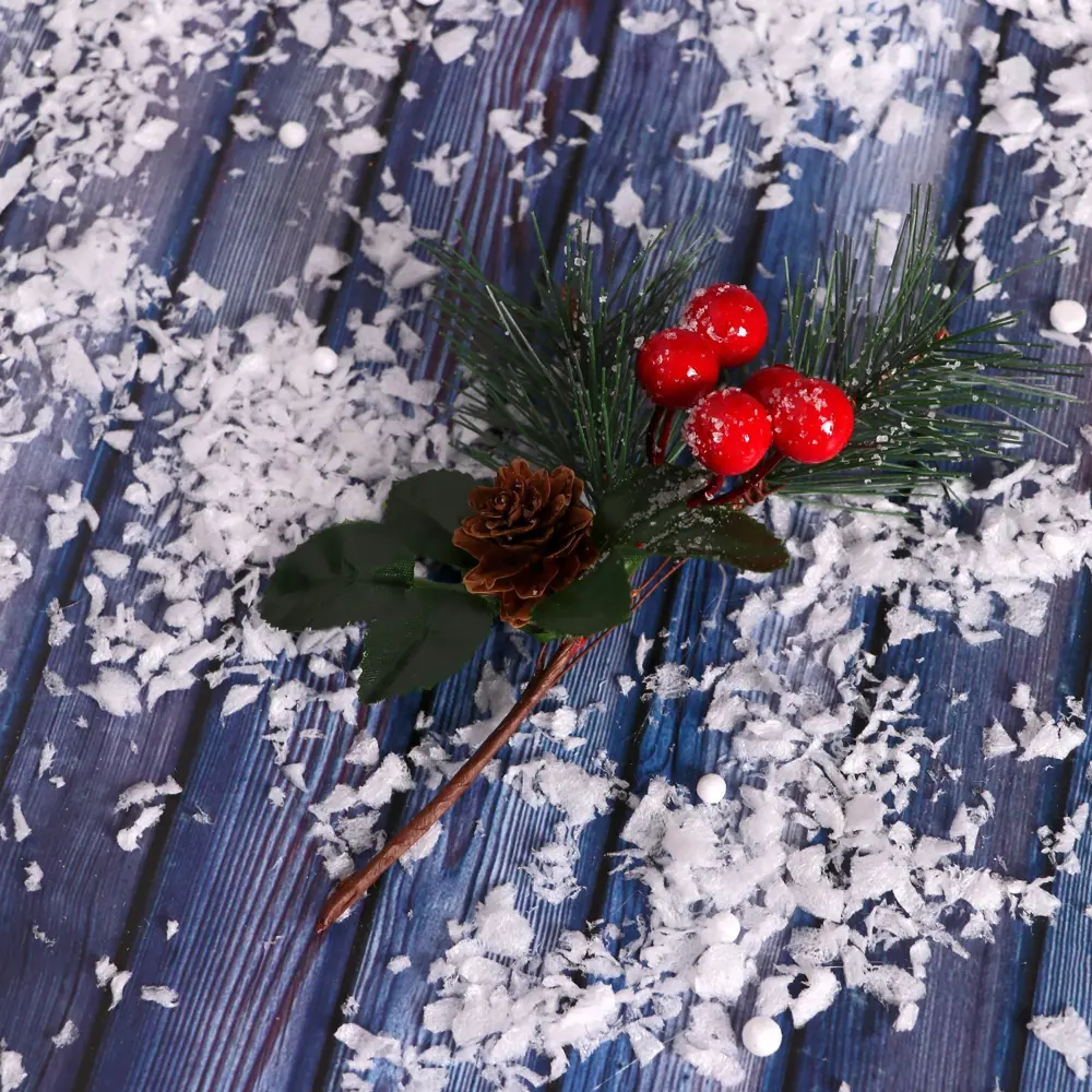 Фото 3 Декоративный предмет Зимнее волшебство 4306254 ø 19 см с декором