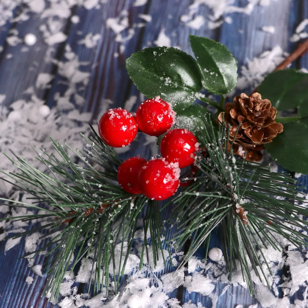 Фото 2 Декоративный предмет Зимнее волшебство 4306254 ø 19 см с декором