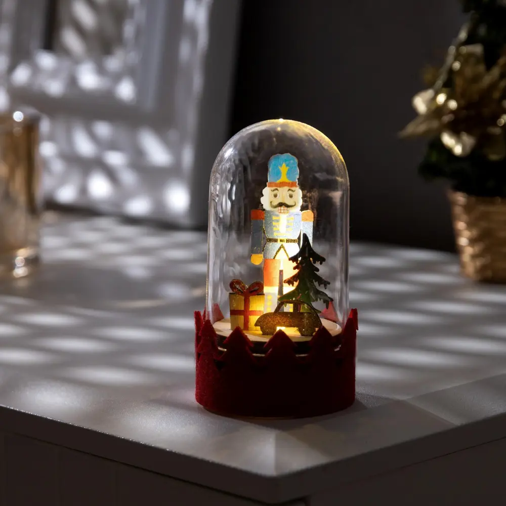 Фото Светящаяся электрическая фигура Щелкунчик для дома Luazon lighting 0 ламп h 6 см разноцветный Фото Светящаяся электрическая фигура Щелкунчик для дома Luazon lighting 0 ламп h 6 см разноцветный