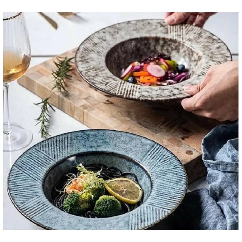 Фото 3 Набор тарелок 2 шт Homium Kitchen Modern 25.50x25.50 см керамика цвет коричневый Фото 3 Набор тарелок 2 шт Homium Kitchen Modern 25.50x25.50 см керамика цвет коричневый