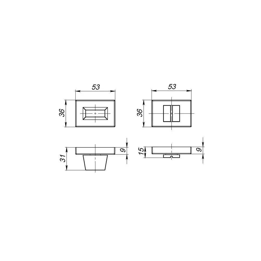 Фото 2 Ручка поворотная Armadillo BK6.K.UCS36 (BK6 UCS) BPVD-77 вороненый никель Фото 2 Ручка поворотная Armadillo BK6.K.UCS36 (BK6 UCS) BPVD-77 вороненый никель