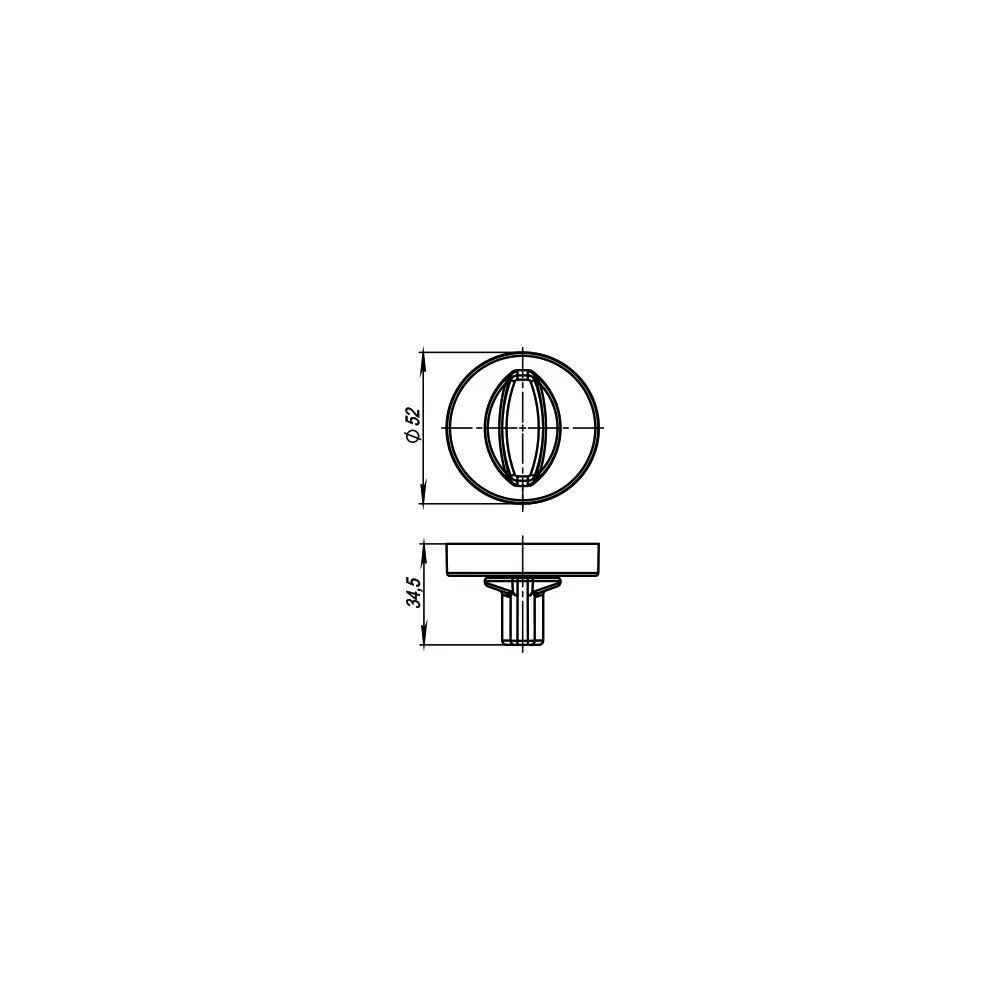 Фото 2 Ручка поворотная Armadillo BK6.R.URB52 (WC-BOLT BK6/URB) MWSC-33 итальянский тисненый Фото 2 Ручка поворотная Armadillo BK6.R.URB52 (WC-BOLT BK6/URB) MWSC-33 итальянский тисненый