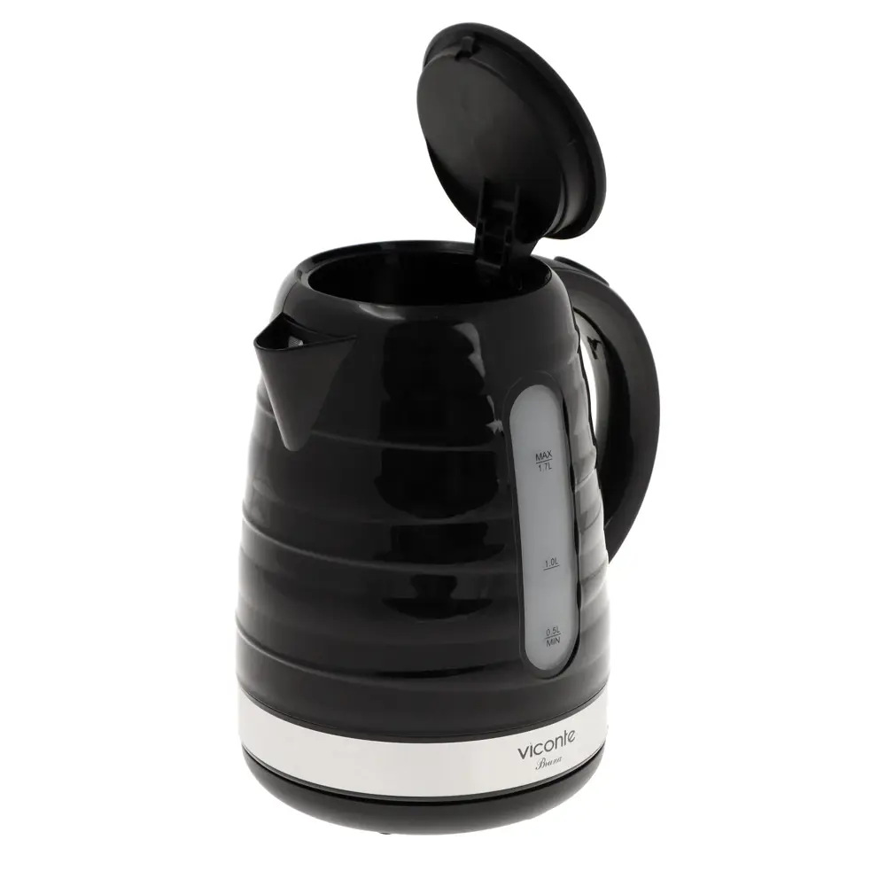 Фото 7 Электрический чайник Viconte 9834939 1.7 л металл цвет черный Фото 7 Электрический чайник Viconte 9834939 1.7 л металл цвет черный