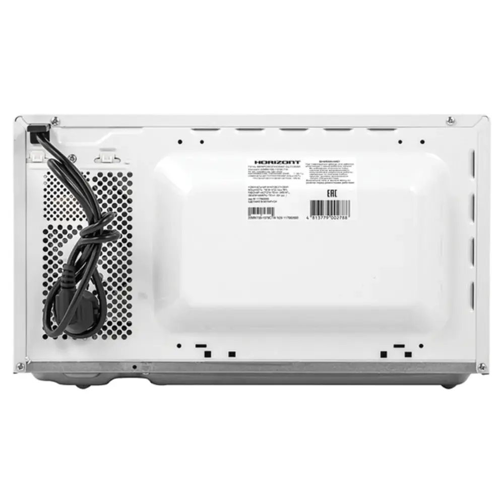 Фото 6 Отдельностоящая микроволновая печь Horizont MW 700-1379 AAW 20 л 25x44.5x32.5 см цвет белый Фото 6 Отдельностоящая микроволновая печь Horizont MW 700-1379 AAW 20 л 25x44.5x32.5 см цвет белый