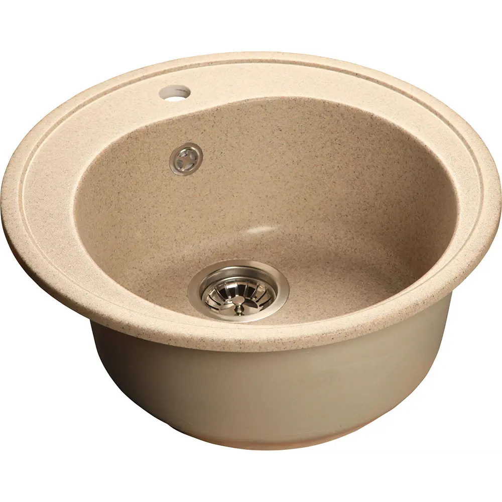 Фото Врезная мойка Эко-м 08.302 50.8x50.5x19 см искусственный камень цвет белый Фото Врезная мойка Эко-м 08.302 50.8x50.5x19 см искусственный камень цвет белый