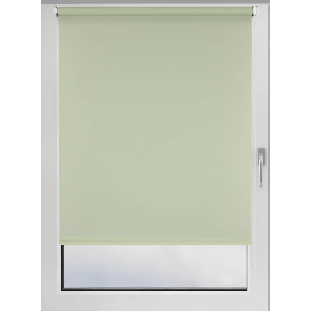 Фото Рулонная штора Prakto Plain 80x150 см фисташковая Фото Рулонная штора Prakto Plain 80x150 см фисташковая