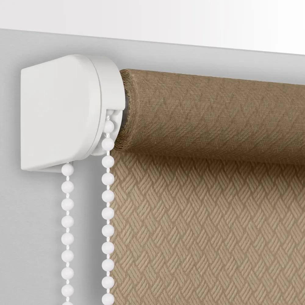 Фото 3 Рулонная штора Prakto Ribbed 120x160 см бежевая Фото 3 Рулонная штора Prakto Ribbed 120x160 см бежевая