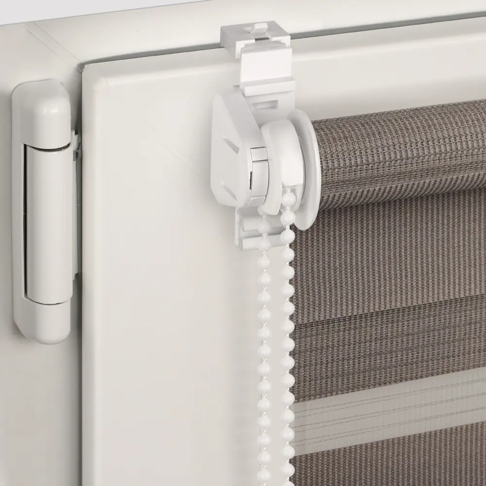 Фото 6 Рулонная штора Prakto Day&Night 110x160 см темно-серая