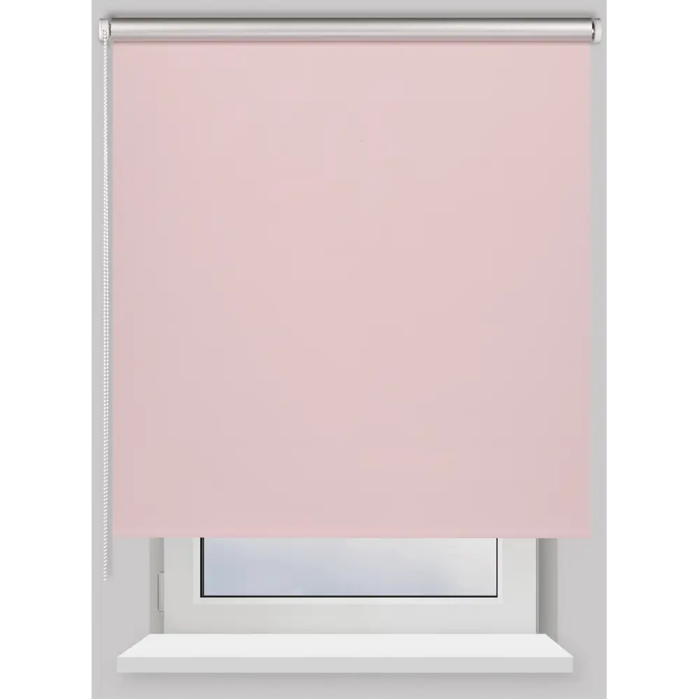 Фото Рулонная штора Prakto Blackout Silver 200x175 см розовая Фото Рулонная штора Prakto Blackout Silver 200x175 см розовая