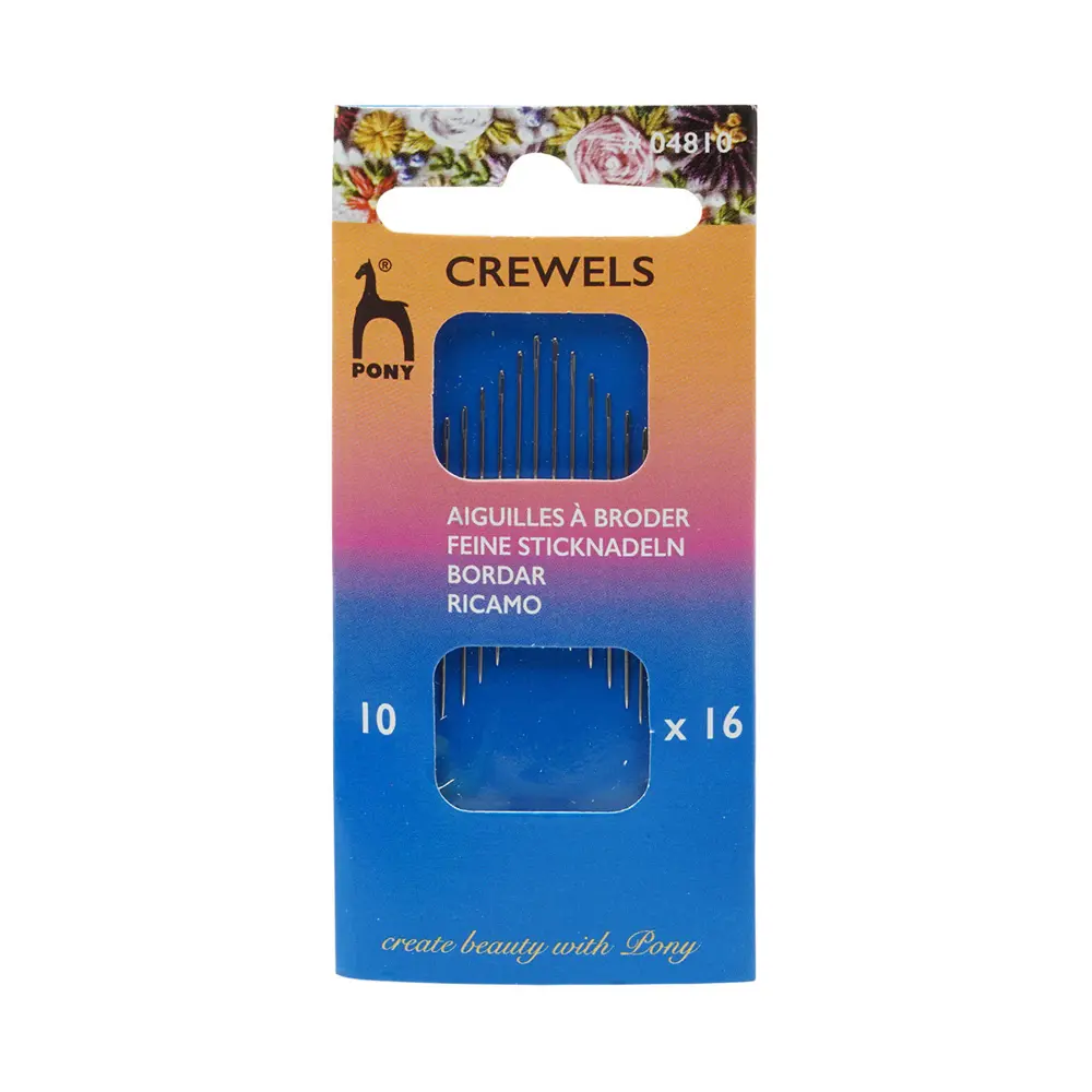 Фото Иглы ручные для вышивания и шитья Crewels № 10 16 шт Фото Иглы ручные для вышивания и шитья Crewels № 10 16 шт