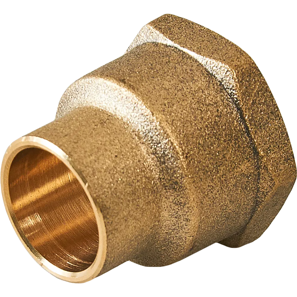 Фото Муфта переходная Hailiang ø1/2"x15 мм внутренняя резьба медь Фото Муфта переходная Hailiang ø1/2"x15 мм внутренняя резьба медь