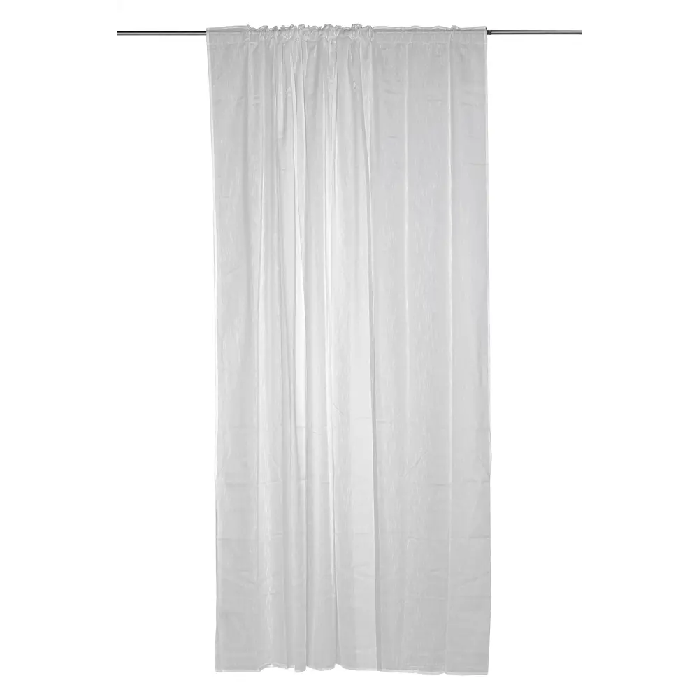 Фото 3 Тюль на ленте Inspire Anri 250x280 см цвет белый Фото 3 Тюль на ленте Inspire Anri 250x280 см цвет белый