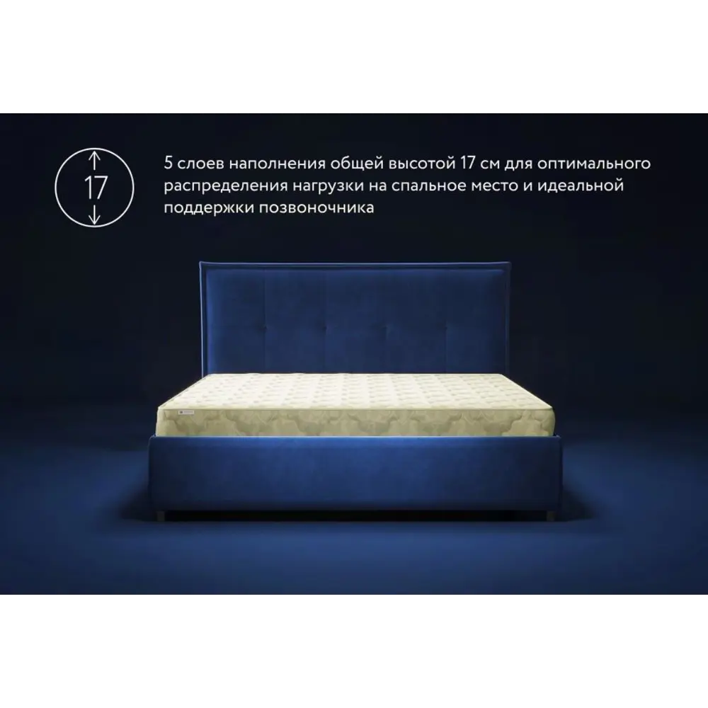 Фото 3 Матрас Dreamline Морфеус 120x210 см независимый пружинный блок, полутораспальный Фото 3 Матрас Dreamline Морфеус 120x210 см независимый пружинный блок, полутораспальный