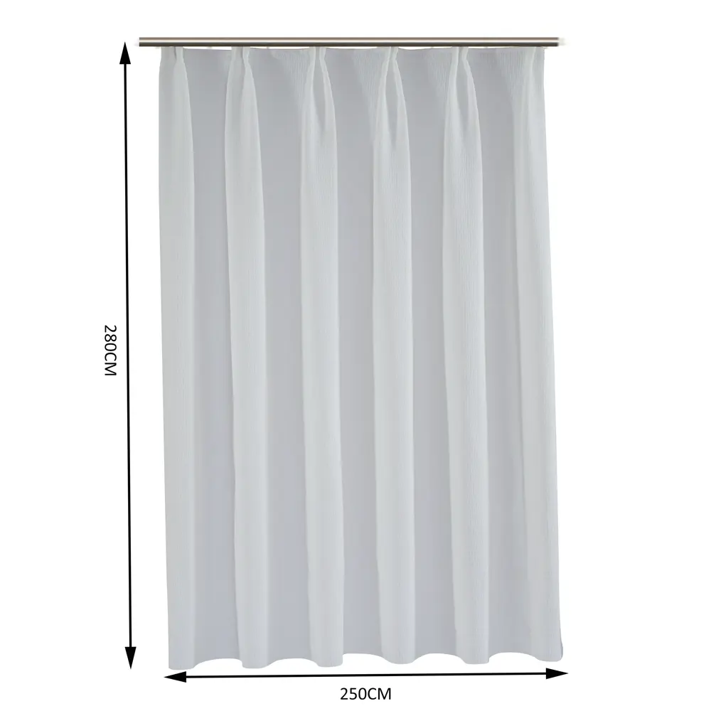 Фото 3 Тюль на ленте Inspire Niono 250x280 см цвет белый Фото 3 Тюль на ленте Inspire Niono 250x280 см цвет белый