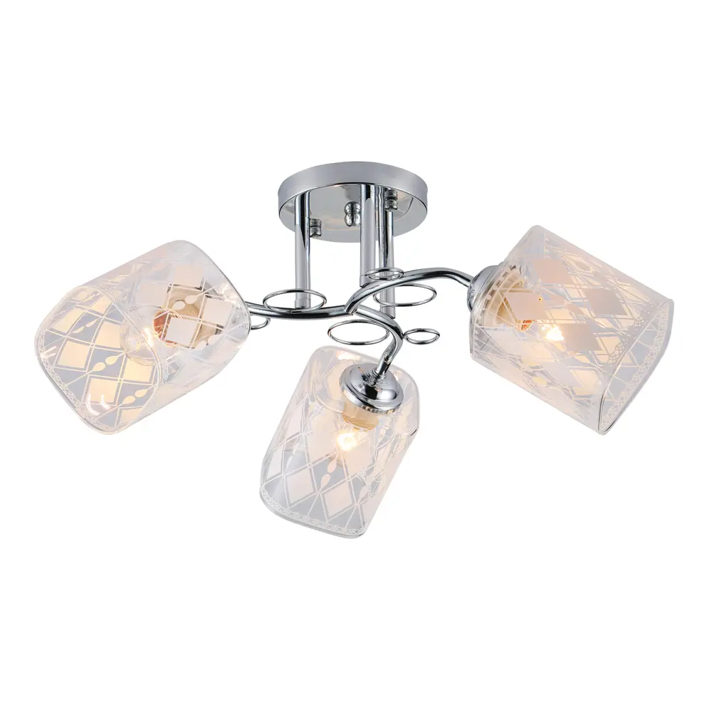 Фото Люстра потолочная Escada Aronia 1106/3pl 3 лампы 7 м² цвет хром