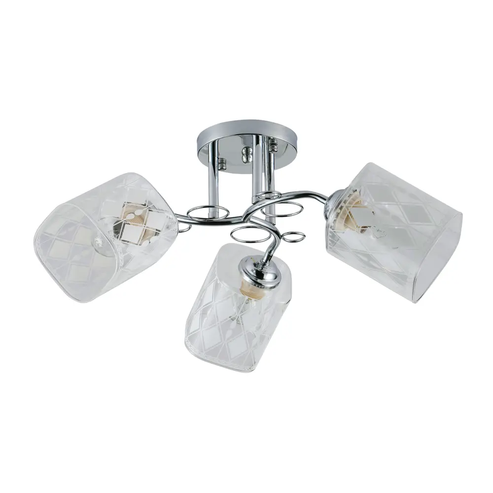 Фото 2 Люстра потолочная Escada Aronia 1106/3pl 3 лампы 7 м² цвет хром