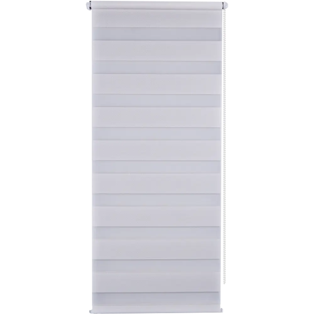 Фото Штора рулонная день-ночь Silver 60x160 см молочная Фото Штора рулонная день-ночь Silver 60x160 см молочная