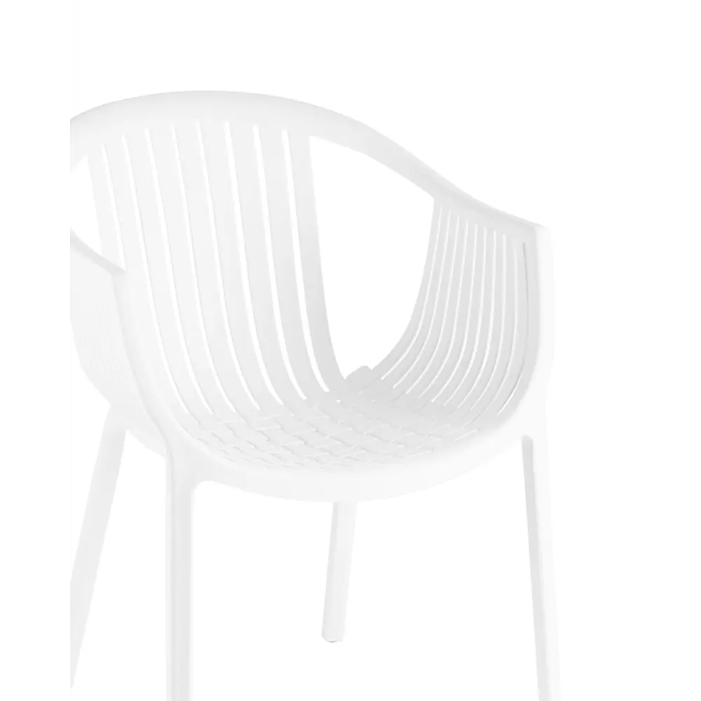 Фото 7 Комплект кухонных стульев 2 шт Стул груп Kolstad 75x56x53 см пластик цвет белый