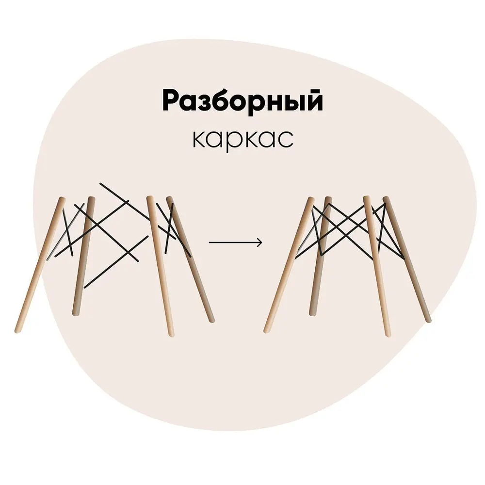 Фото 2 Стул кухонный Стул груп Style v 81x53x46 см пластик цвет коричневый Фото 2 Стул кухонный Стул груп Style v 81x53x46 см пластик цвет коричневый