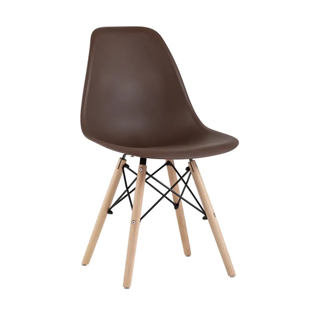 Фото 3 Стул кухонный Стул груп Style v 81x53x46 см пластик цвет коричневый Фото 3 Стул кухонный Стул груп Style v 81x53x46 см пластик цвет коричневый