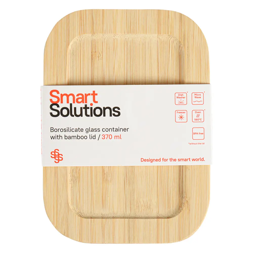 Фото 9 Контейнер для пищевых продуктов Smart solutions 0.37 л стекло цвет бежевый/прозрачный Фото 9 Контейнер для пищевых продуктов Smart solutions 0.37 л стекло цвет бежевый/прозрачный