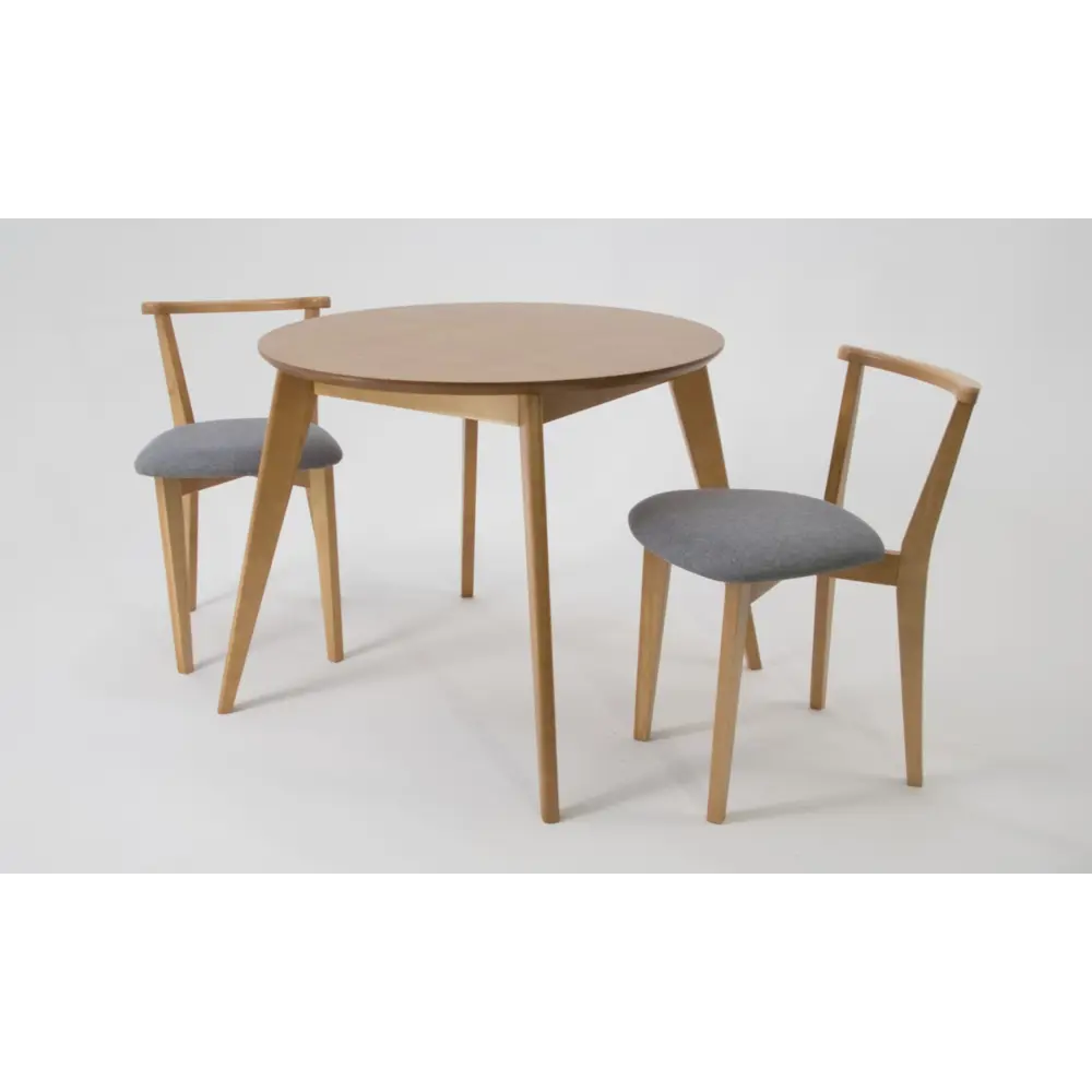 Фото 3 Стол круглый Zip-Mebel Сканди 100x100x75 см натуральное дерево цвет натуральное дерево Фото 3 Стол круглый Zip-Mebel Сканди 100x100x75 см натуральное дерево цвет натуральное дерево