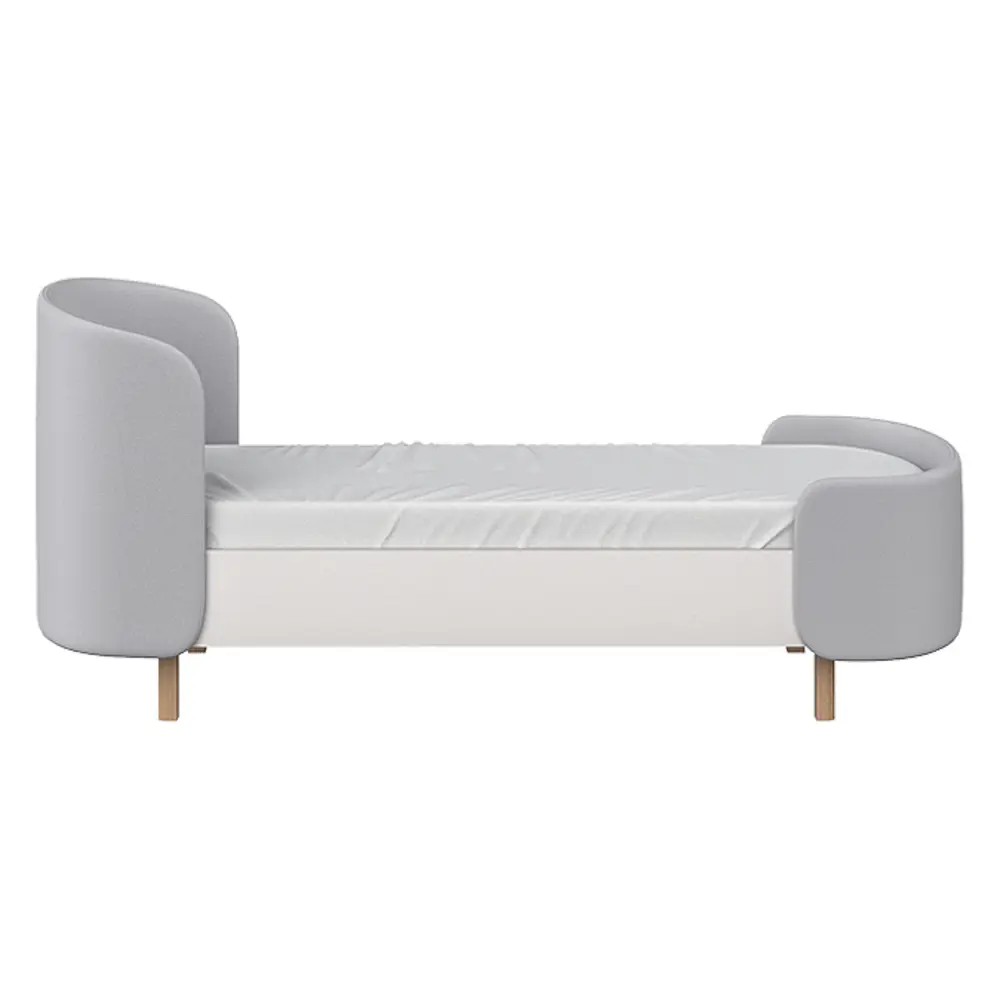 Фото 2 Кровать подростковая Ellipse Kidi soft 80x180 см дерево цвет серый Фото 2 Кровать подростковая Ellipse Kidi soft 80x180 см дерево цвет серый