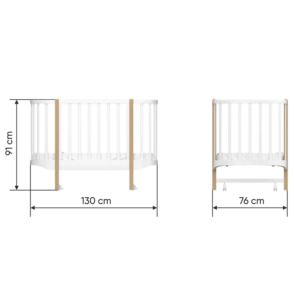 Фото 9 Кровать Ellipse Classic 70x125 см бук цвет белый Фото 9 Кровать Ellipse Classic 70x125 см бук цвет белый