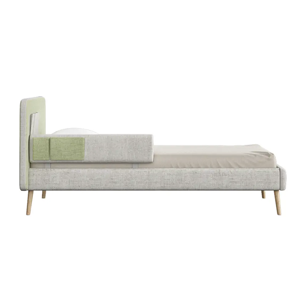 Фото 3 Кровать Ellipse Soft 90x200 см дерево цвет зеленый Фото 3 Кровать Ellipse Soft 90x200 см дерево цвет зеленый