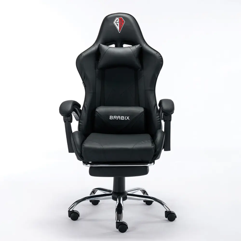Фото 8 Офисное кресло Brabix Gm-135 искусственная кожа цвет черный