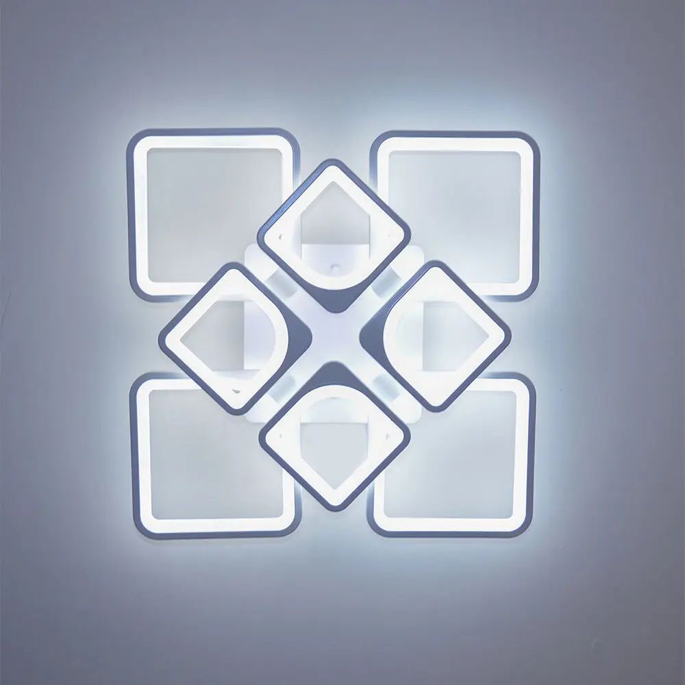 Фото 2 Люстра потолочная Safilight 9024-8X с пультом управления 35 м² регулируемый белый свет цвет белый Фото 2 Люстра потолочная Safilight 9024-8X с пультом управления 35 м² регулируемый белый свет цвет белый