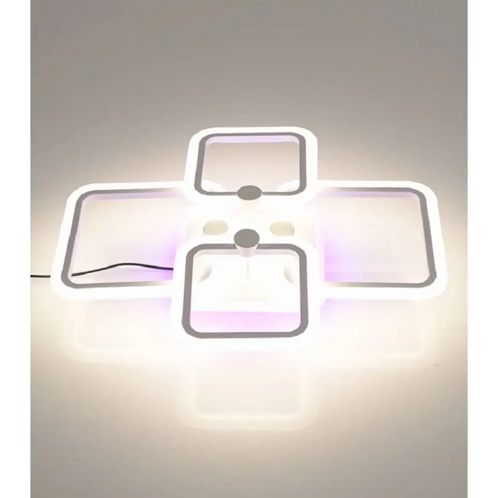 Фото 7 Люстра потолочная Safilight 6012-4B+RGB с пультом управления 20 м² регулируемый белый свет цвет белый Фото 7 Люстра потолочная Safilight 6012-4B+RGB с пультом управления 20 м² регулируемый белый свет цвет белый