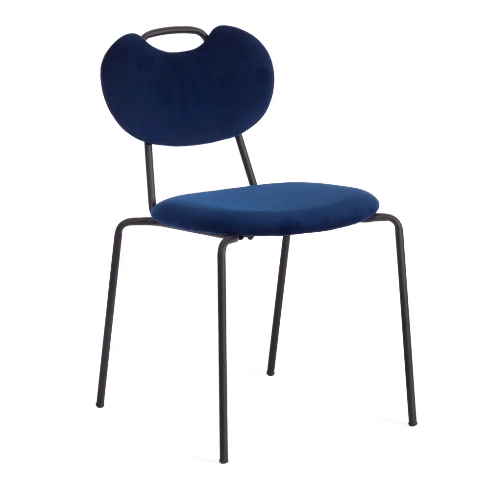 Фото 2 Комплект стульев 4 шт Tetchair Danton 57x79x47 см ткань цвет темно-синий Фото 2 Комплект стульев 4 шт Tetchair Danton 57x79x47 см ткань цвет темно-синий
