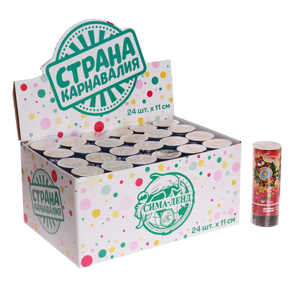 Фото 3 Хлопушка пружинная Страна Карнавалия Пусть исполняются желания! конфетти фольга-серпантин Фото 3 Хлопушка пружинная Страна Карнавалия Пусть исполняются желания! конфетти фольга-серпантин