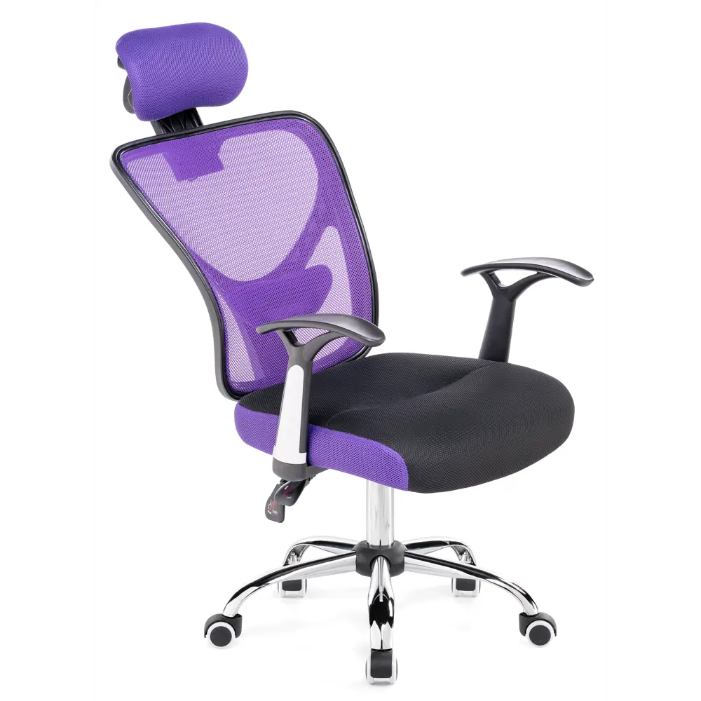 Фото 8 Офисное кресло Woodville Lody 1 сетка цвет черный/фиолетовый Фото 8 Офисное кресло Woodville Lody 1 сетка цвет черный/фиолетовый