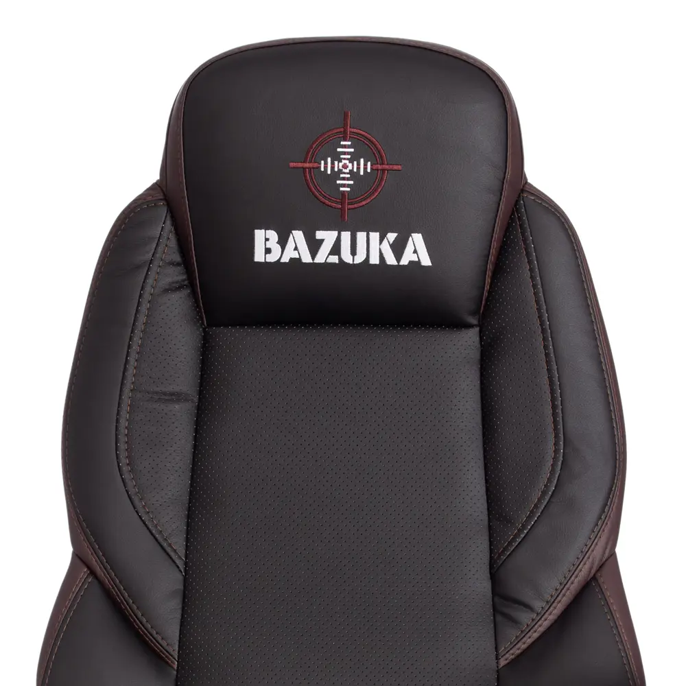 Фото 7 Офисное кресло Tetchair Bazuka эко-кожа цвет черный/коричневый Фото 7 Офисное кресло Tetchair Bazuka эко-кожа цвет черный/коричневый