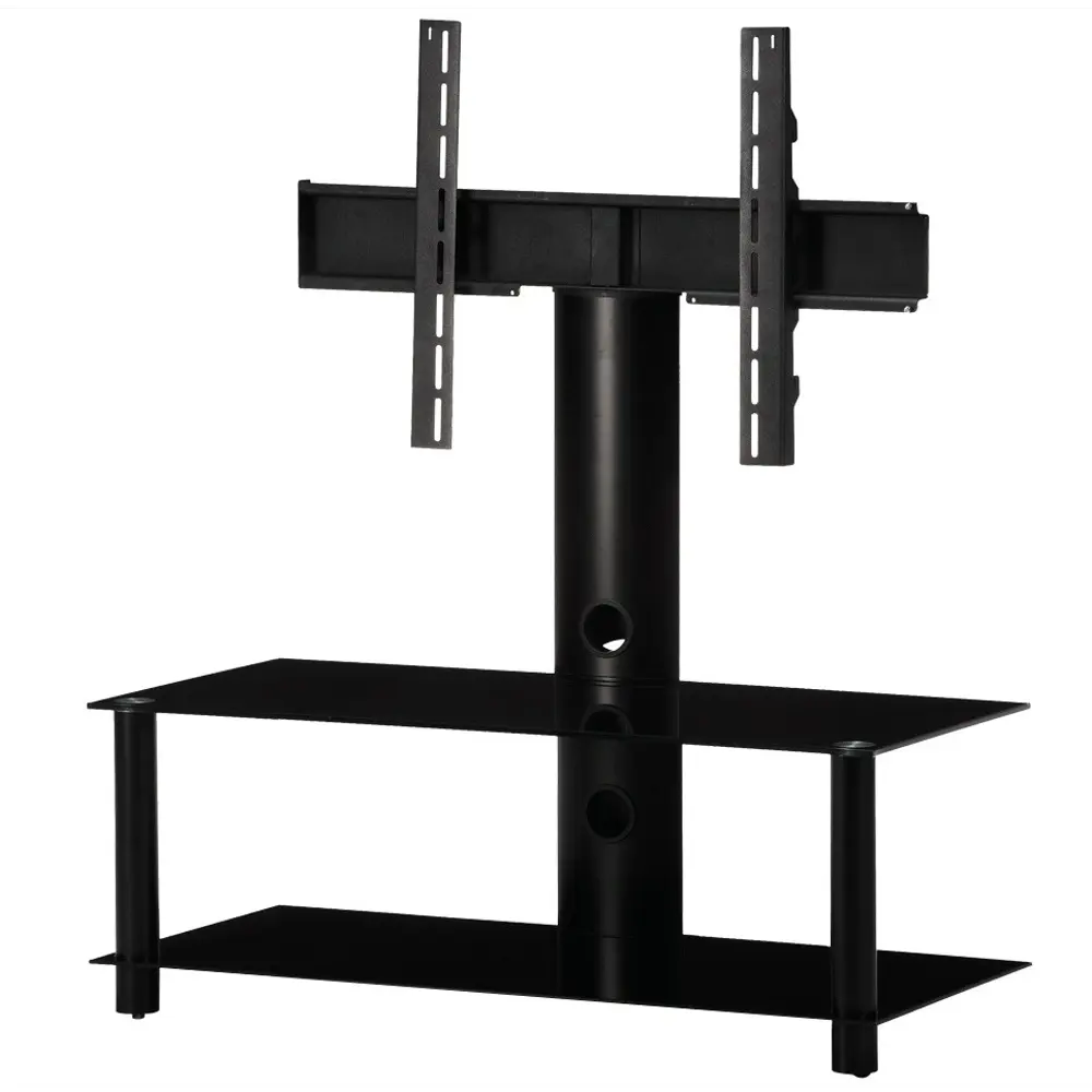 Фото Напольная стойка для ТВ Sonorous Neo 95 B-HBLK 95x116x44 см цвет черный блестящий Фото Напольная стойка для ТВ Sonorous Neo 95 B-HBLK 95x116x44 см цвет черный блестящий