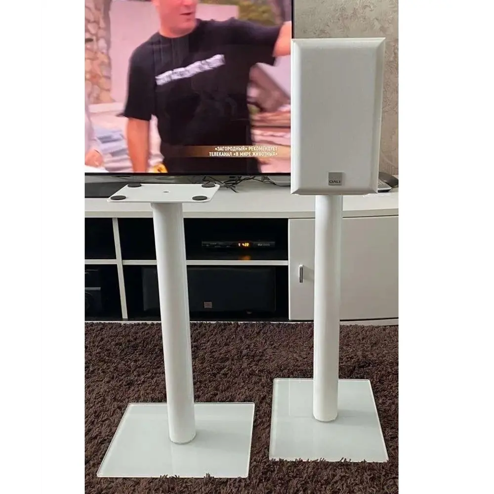 Фото 4 Напольная стойка для ТВ Sonorous Speaker SP 100 WHT 32x60x26 см цвет белый глянец Фото 4 Напольная стойка для ТВ Sonorous Speaker SP 100 WHT 32x60x26 см цвет белый глянец