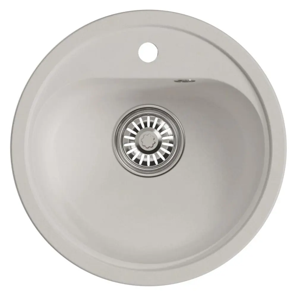 Фото 2 Врезная мойка Mixline ML-GM10 44x44 18 см искусственный камень цвет ультра-белый Фото 2 Врезная мойка Mixline ML-GM10 44x44 18 см искусственный камень цвет ультра-белый